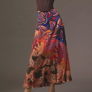 Farm rio red Motif slip skirt size M never worn